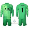 Maglia da Calcio Portiere a Maniche Lunghe Tottenham Hotspur Hugo Lloris 1 Casa 2021-22 per Bambino